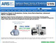 Tablet Screenshot of bradenton-appliance-repair.com